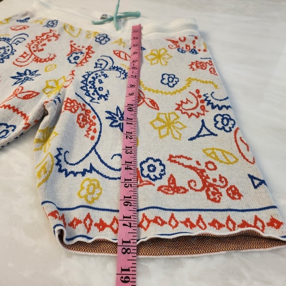 ZARA Men's Abstract Knit Shorts Size Medium - Picture 6 of 9